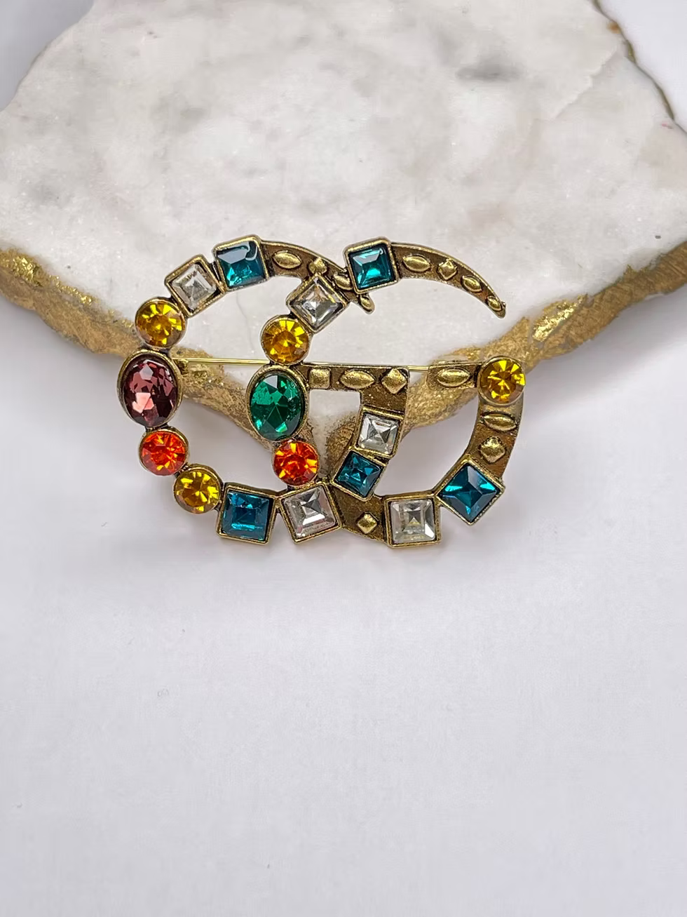 Gucci Brooch Gold 187314