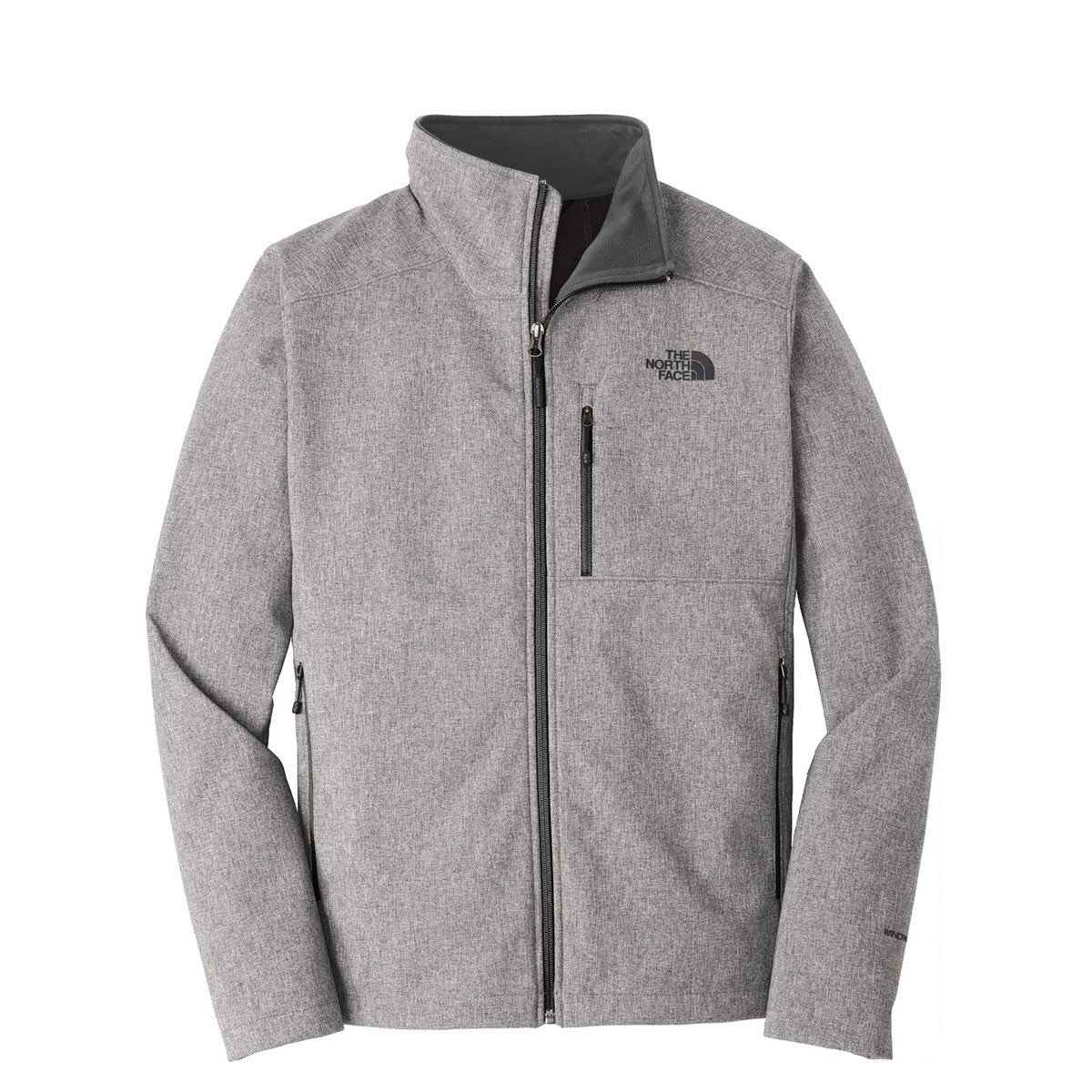 The North Face Men's Medium Grey Heather Apex Barrier Softshell Jacket