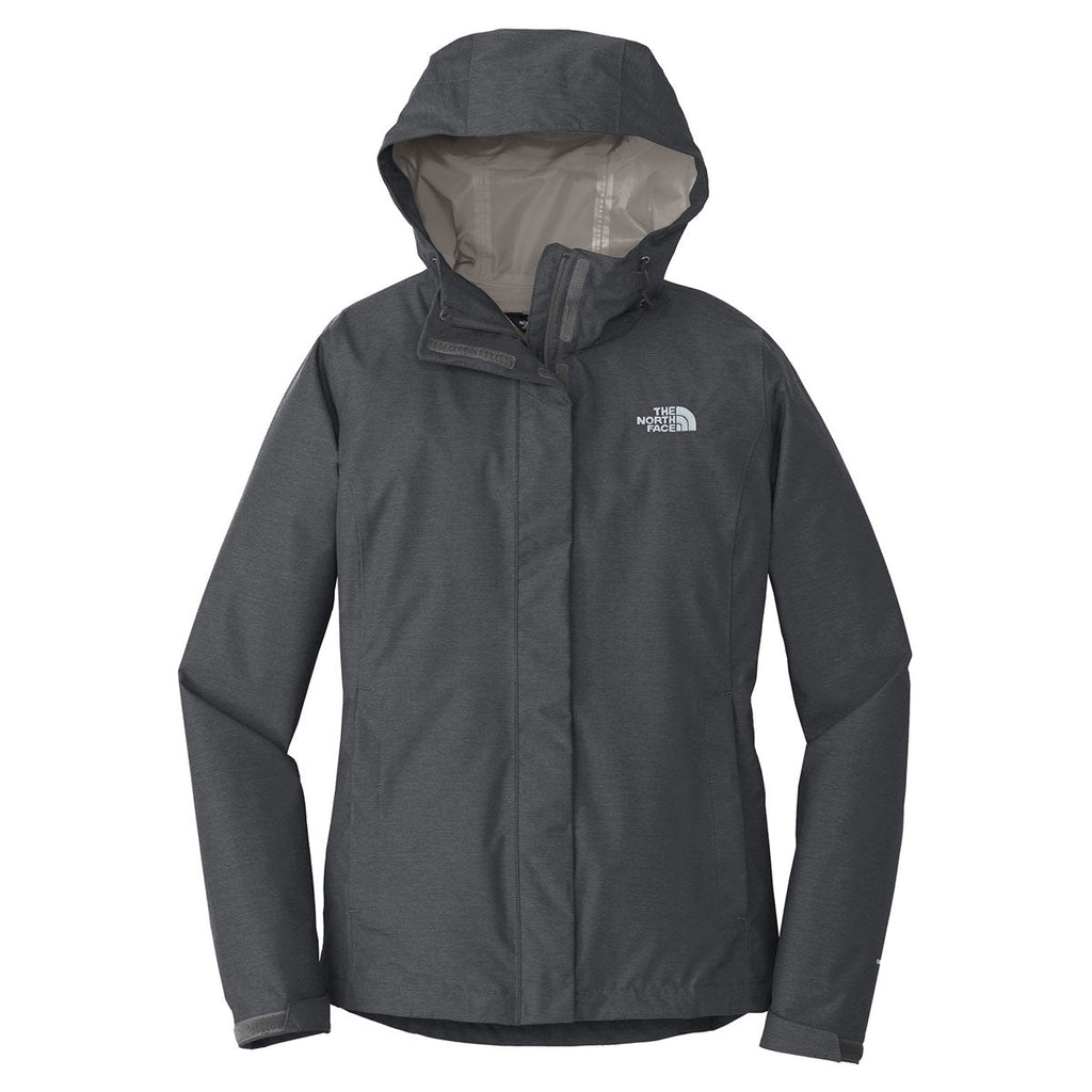 The North Face Women's Dark Grey Heather DryVent Rain Jacket
