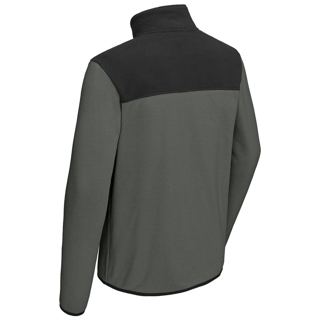 The North Face Men's Asphalt Grey/TNF Black Glacier 1/4-Zip Fleece