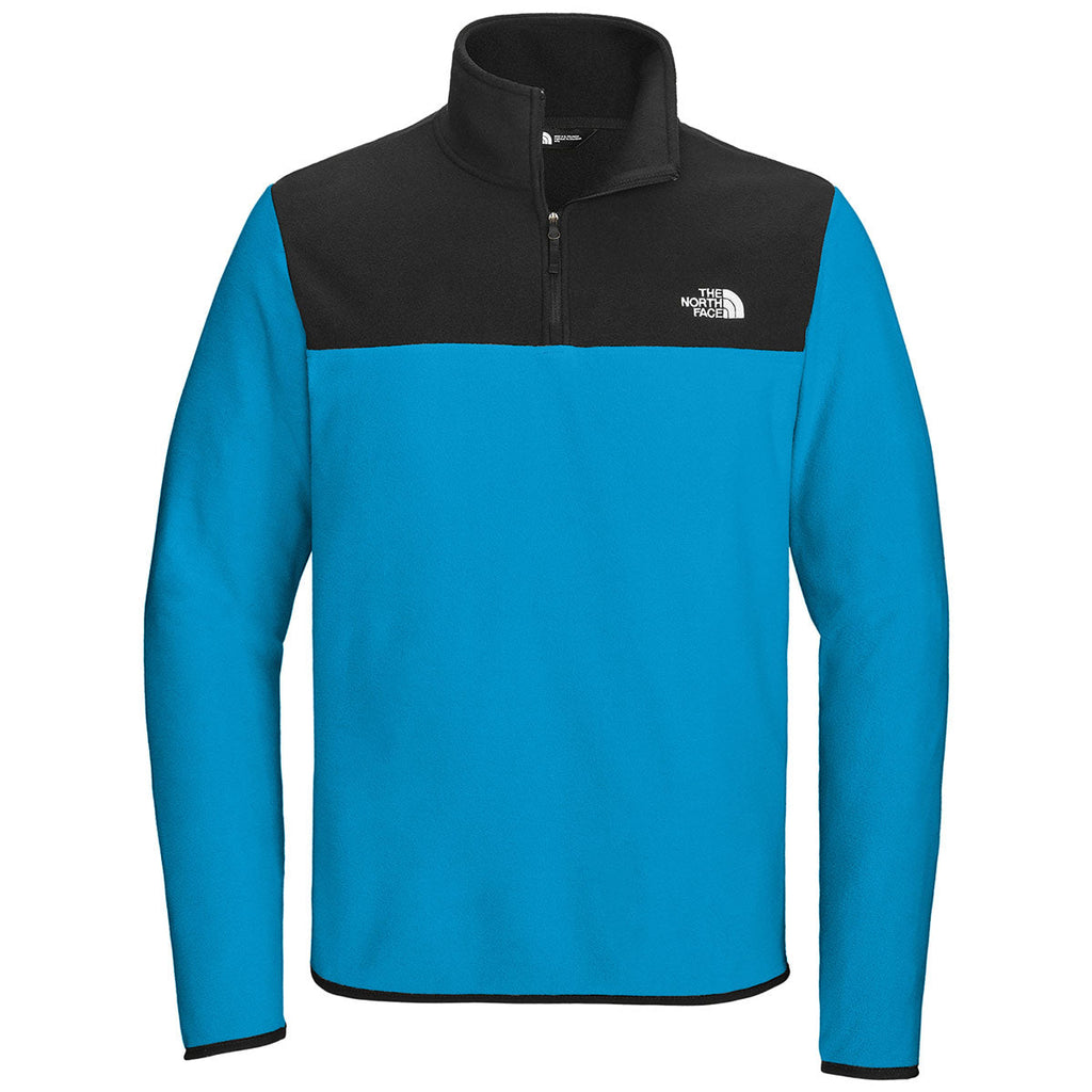 The North Face Men's Hero Blue/TNF Black Glacier 1/4-Zip Fleece