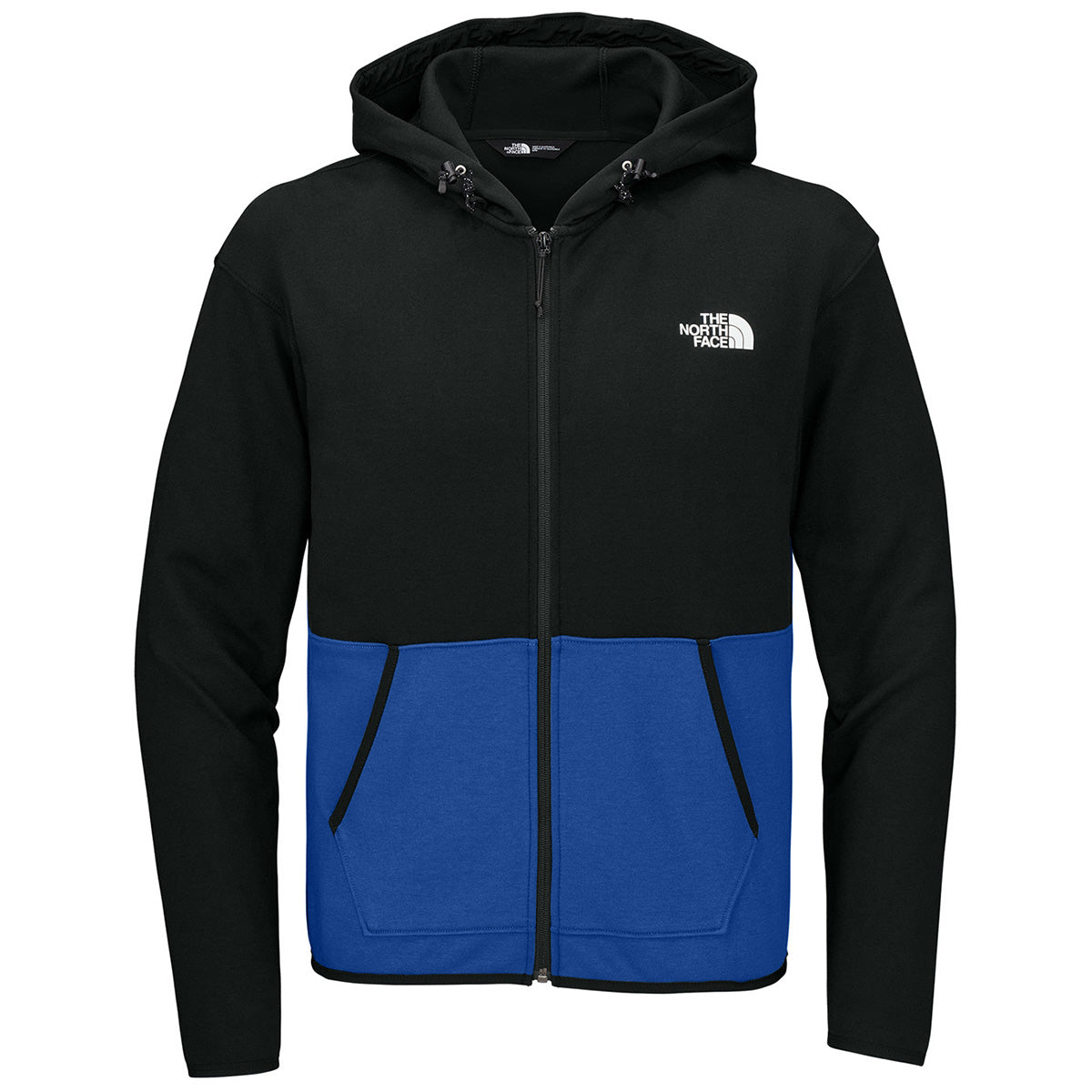 The North Face Men's TNF Blue/TNF Black Double-Knit Full-Zip Hoodie