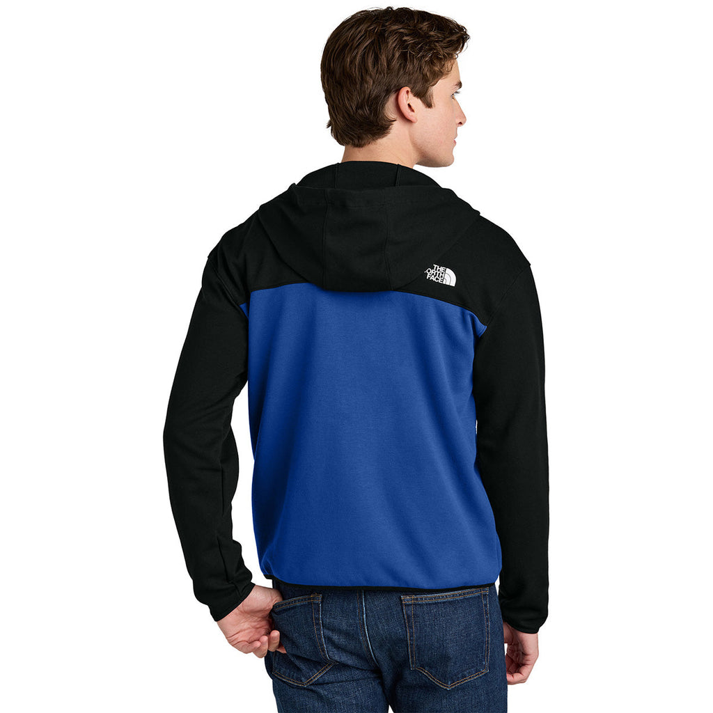 The North Face Men's TNF Blue/TNF Black Double-Knit Full-Zip Hoodie