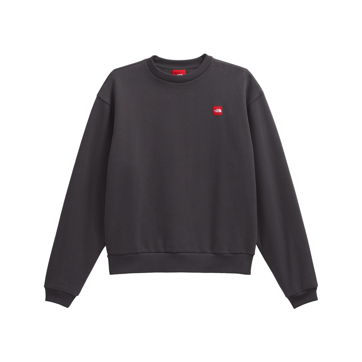 The North Face Men's Red Box Crewneck Sweatshirt in Obsidian